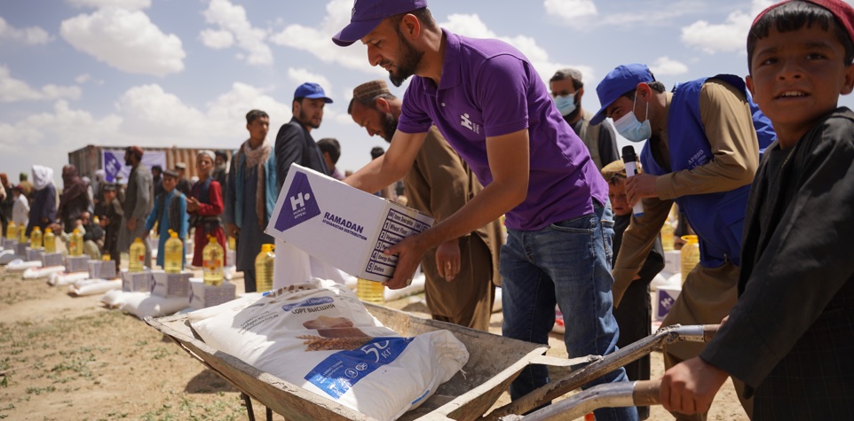 Ramadan food parcels distribution in Afghanistan